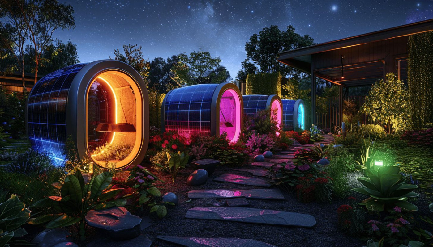 Des idées futuristes pour un éclairage de jardin écoénergétique